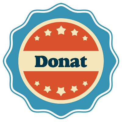 Donat labels logo