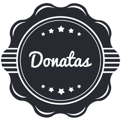 Donatas badge logo