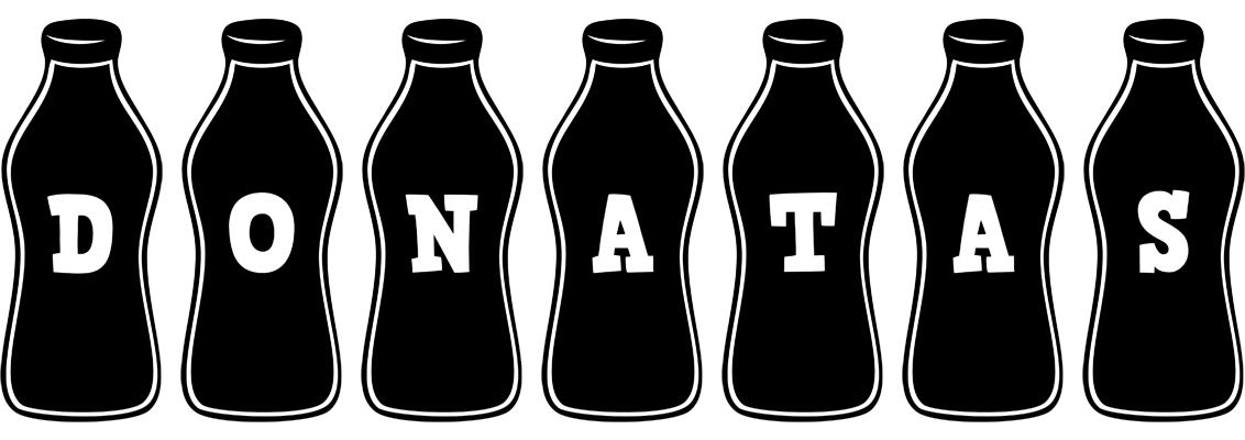 Donatas bottle logo
