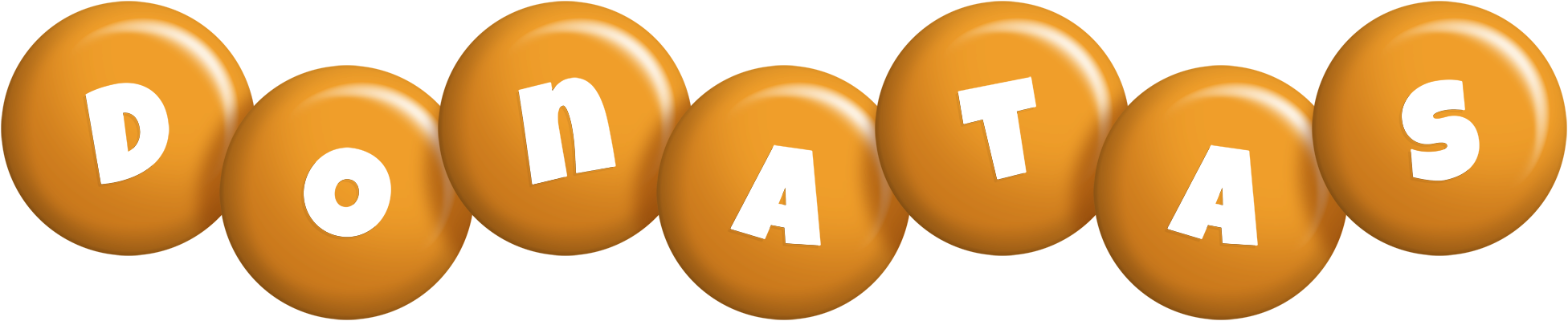 Donatas candy-orange logo