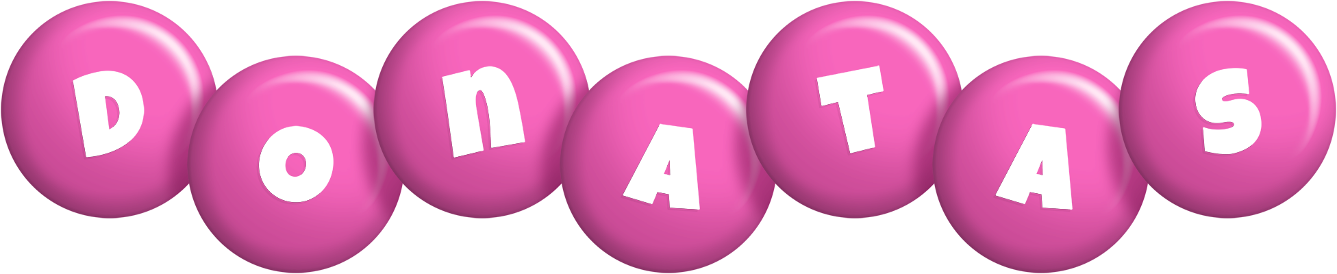 Donatas candy-pink logo