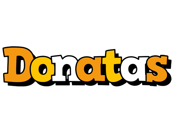 Donatas cartoon logo