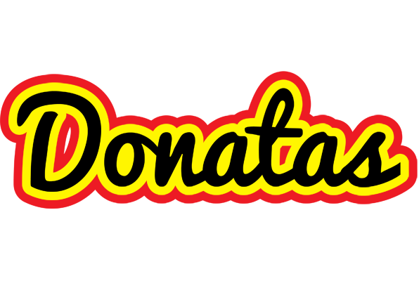 Donatas flaming logo