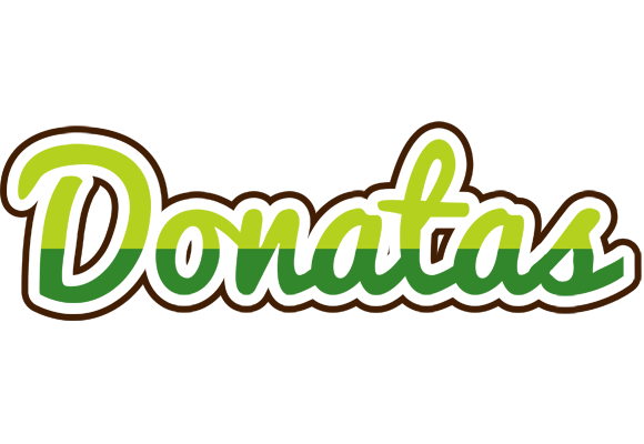 Donatas golfing logo