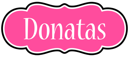 Donatas invitation logo