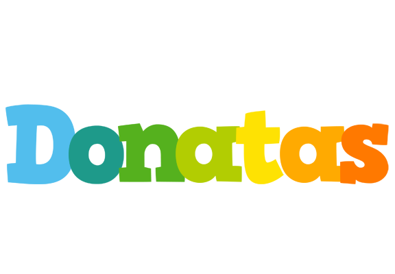 Donatas rainbows logo