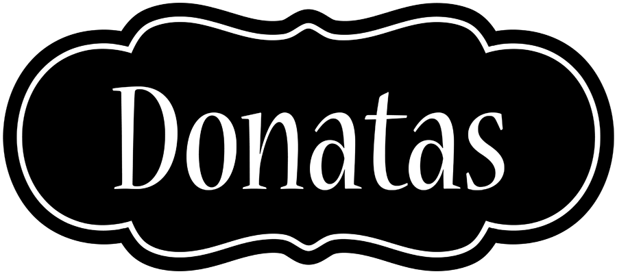 Donatas welcome logo