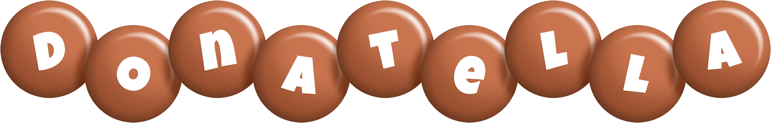 Donatella candy-brown logo