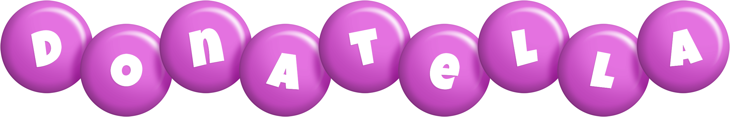 Donatella candy-purple logo