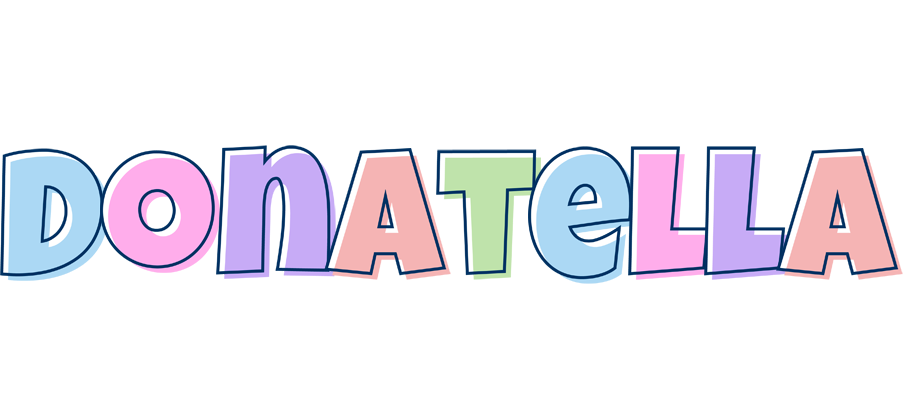Donatella pastel logo