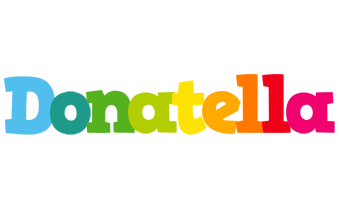 Donatella rainbows logo