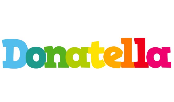 Donatella rainbows logo