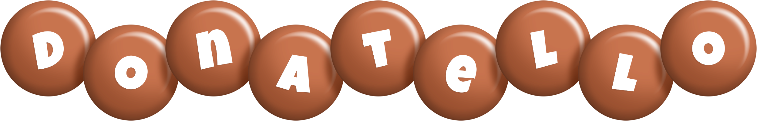 Donatello candy-brown logo