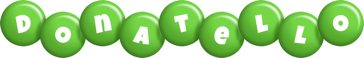 Donatello candy-green logo