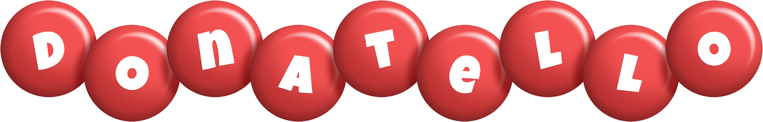 Donatello candy-red logo