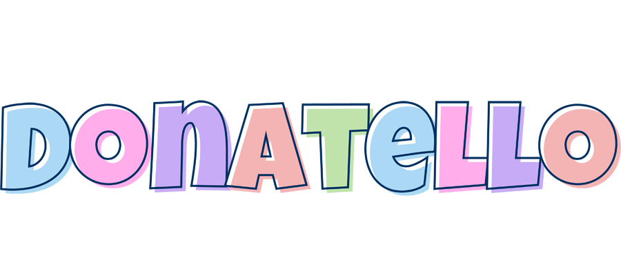 Donatello pastel logo