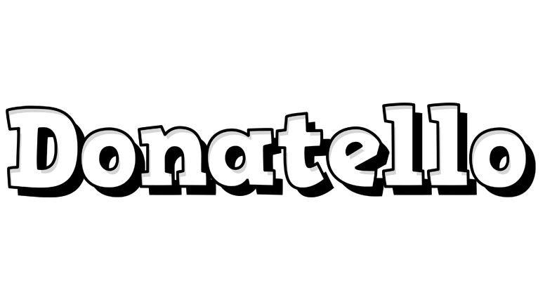 Donatello snowing logo