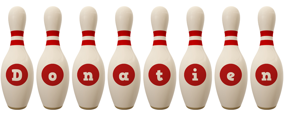 Donatien bowling-pin logo