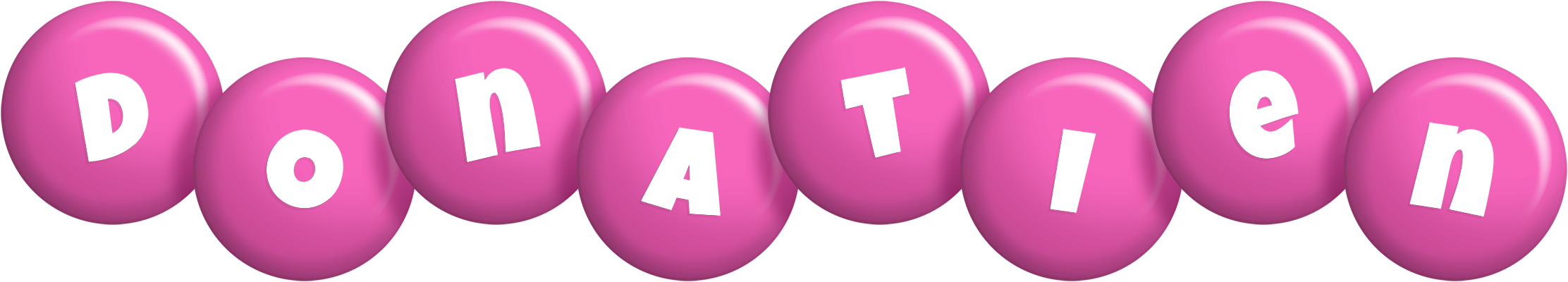 Donatien candy-pink logo