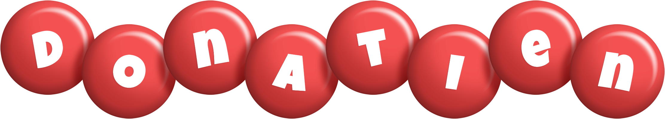 Donatien candy-red logo
