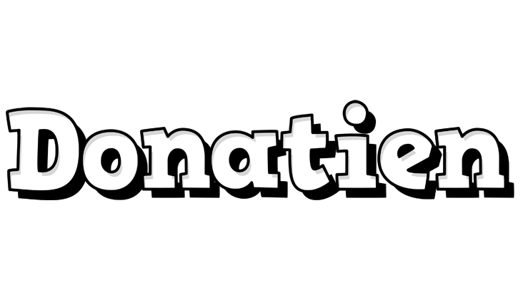 Donatien snowing logo