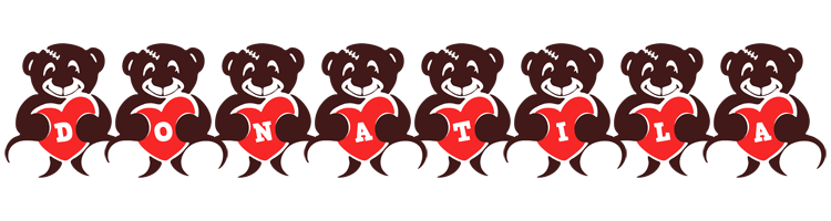 Donatila bear logo
