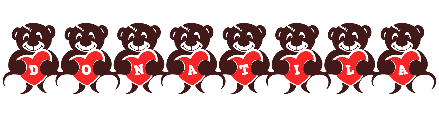 Donatila bear logo