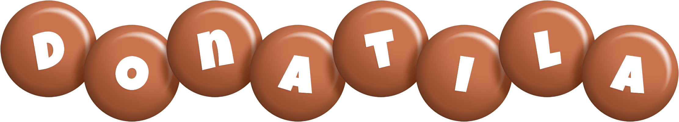 Donatila candy-brown logo