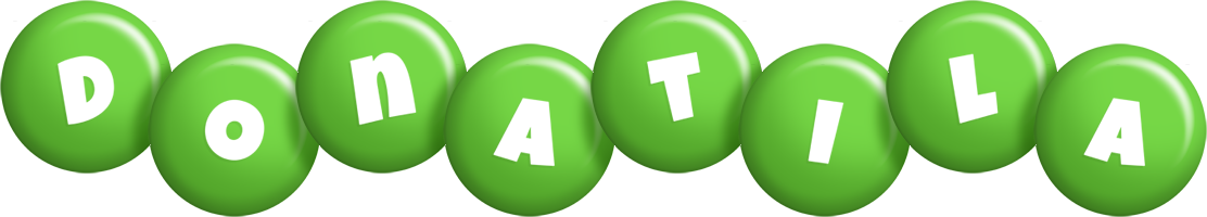 Donatila candy-green logo