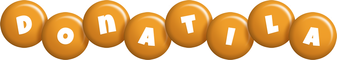 Donatila candy-orange logo