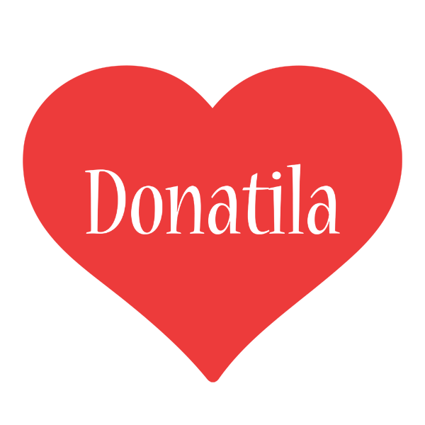 Donatila love logo