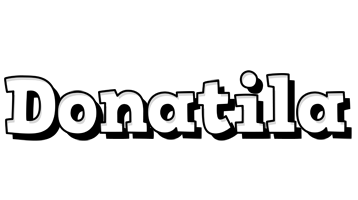 Donatila snowing logo