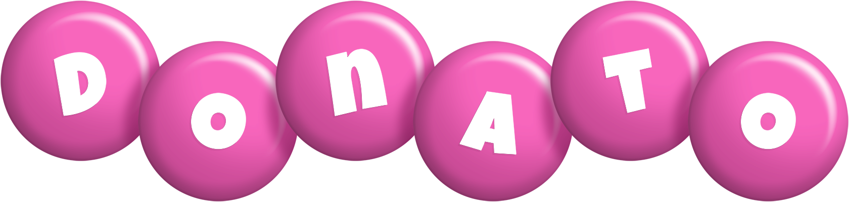 Donato candy-pink logo