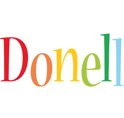 Donell birthday logo