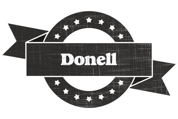 Donell grunge logo
