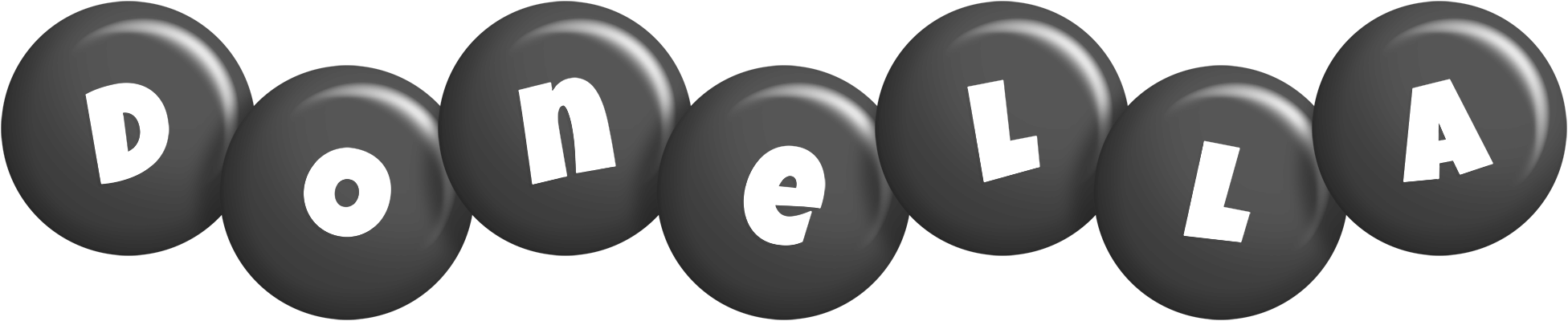 Donella candy-black logo