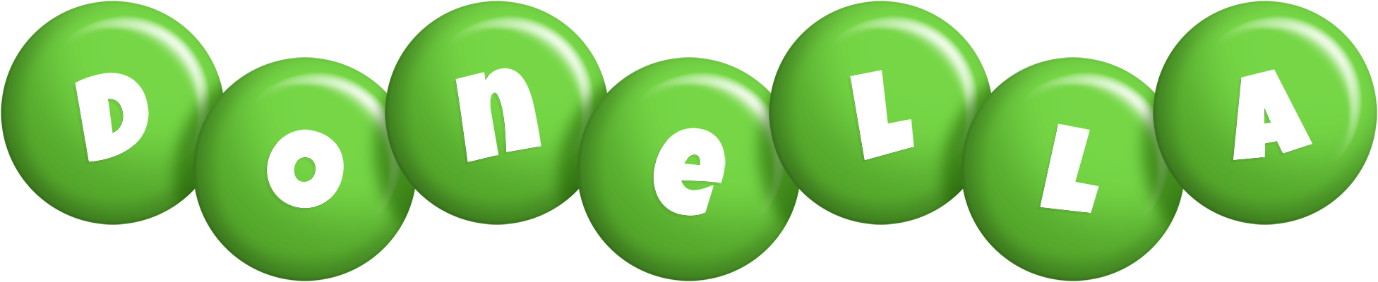 Donella candy-green logo