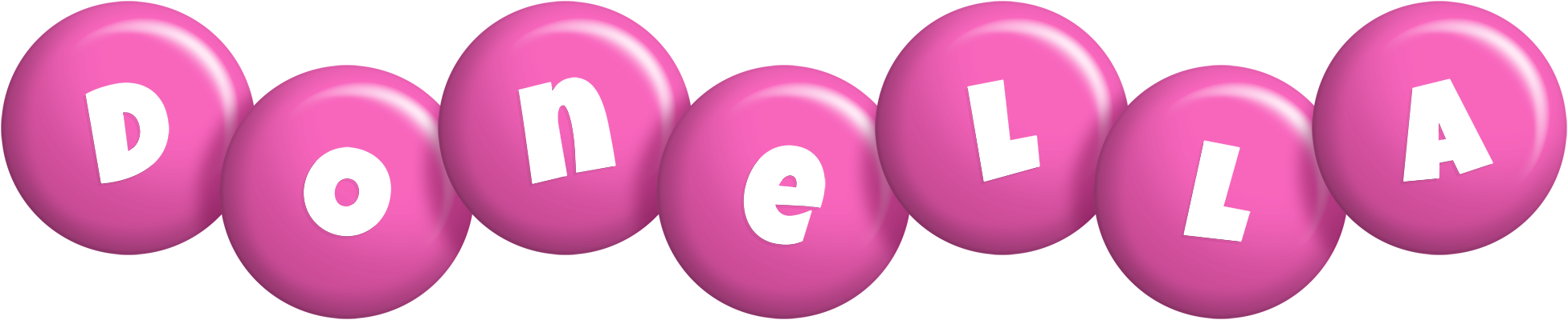 Donella candy-pink logo