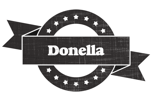 Donella grunge logo
