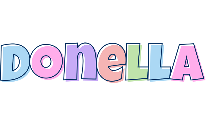 Donella pastel logo