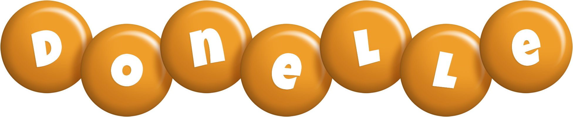 Donelle candy-orange logo