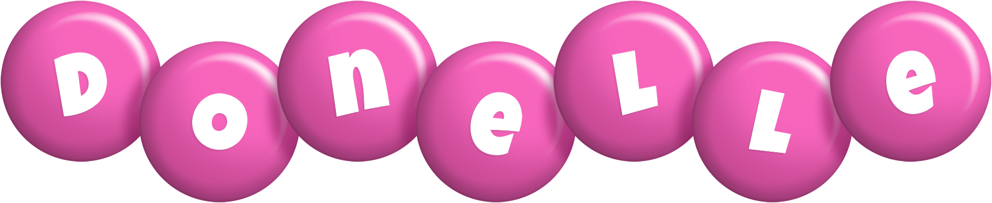 Donelle candy-pink logo