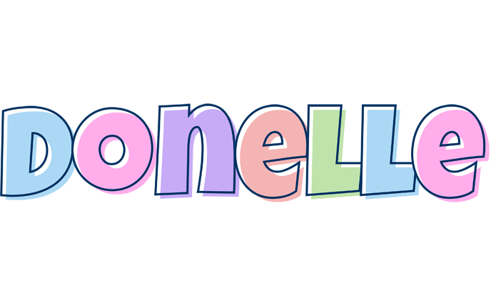 Donelle pastel logo