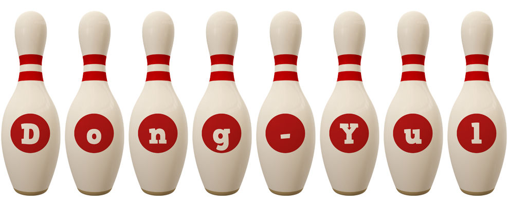 Dong-Yul bowling-pin logo