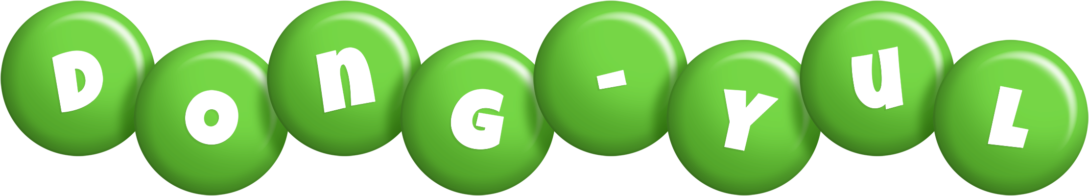 Dong-Yul candy-green logo