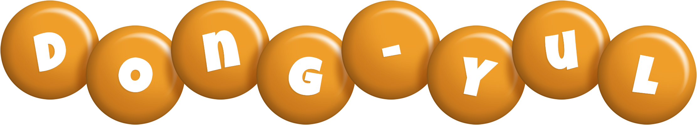 Dong-Yul candy-orange logo