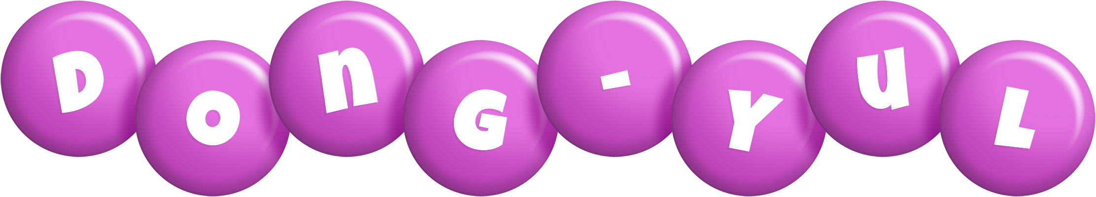 Dong-Yul candy-purple logo