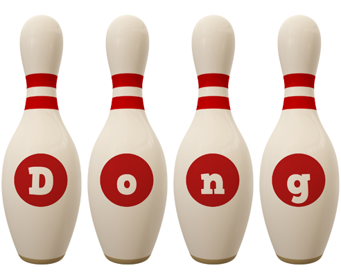 Dong bowling-pin logo