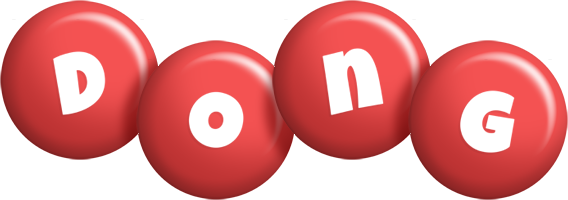 Dong candy-red logo