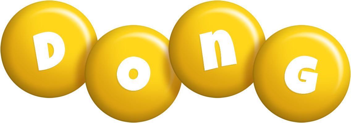 Dong candy-yellow logo